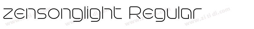 zensonglight Regular字体转换 zensonglight Regular字体转换